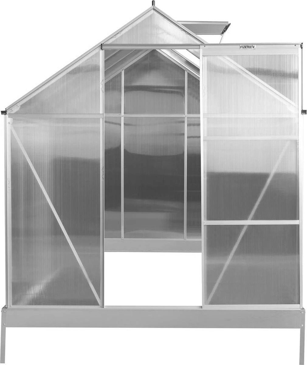 FUXTEC Tuinkas 5,9m² - Broeikas - Kweekkas - Hobbykas - Aluminium/holle Kamerplaat - FX-GWH159 - Afbeelding 13