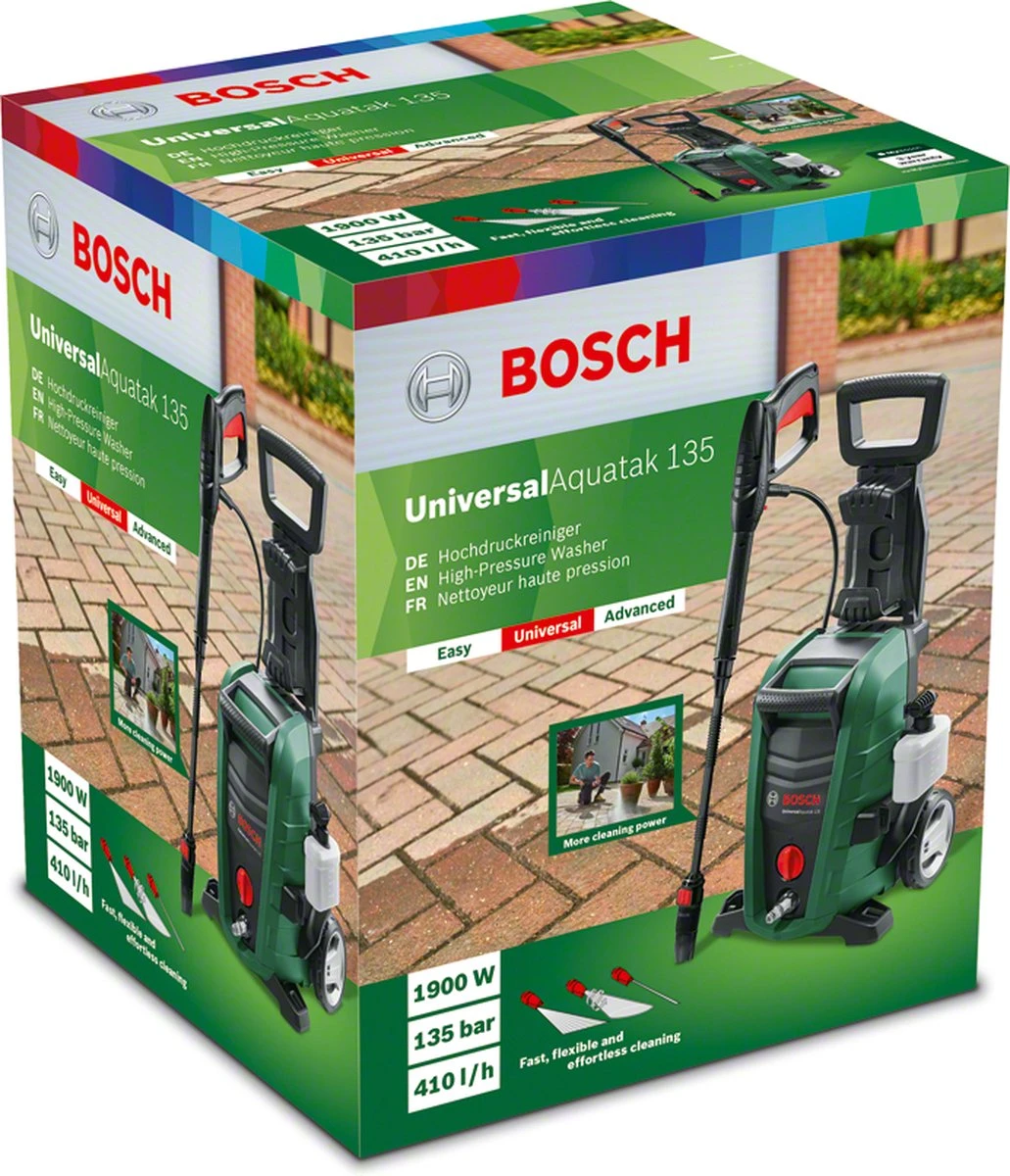 Bosch Universal Aquatak 135 Hogedrukreiniger - Op Snoer - 1900 W - 135 Bar - Afbeelding 7