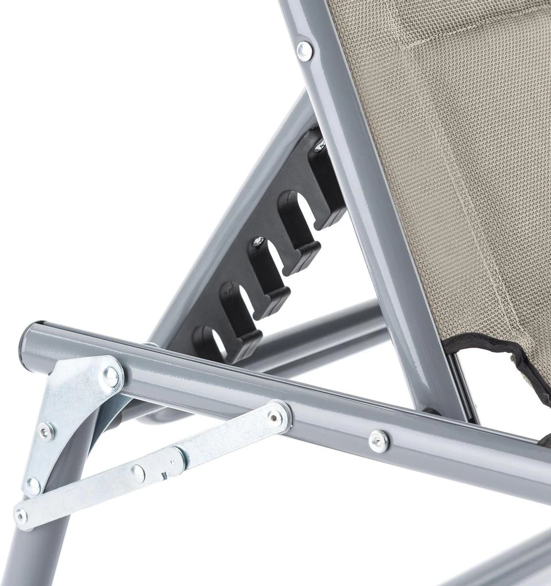 Blumfeldt Amalfi Ligstoel Tuin , Ligbed 70x37x200cm , Schuimrubberbekleding En Hoofdkussen , Rugleuning Verstelbaar Op 5 Standen , Zonnekap Voor Zonnebaden Zonder Verblind Te Worden - Afbeelding 3