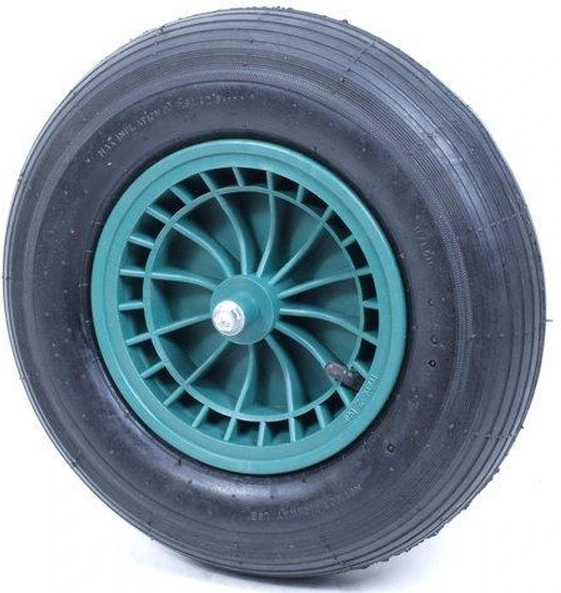 Kruiwagen Wiel 4.00 - 8 Luchtband Lijnprofiel - Asdiameter 20mm