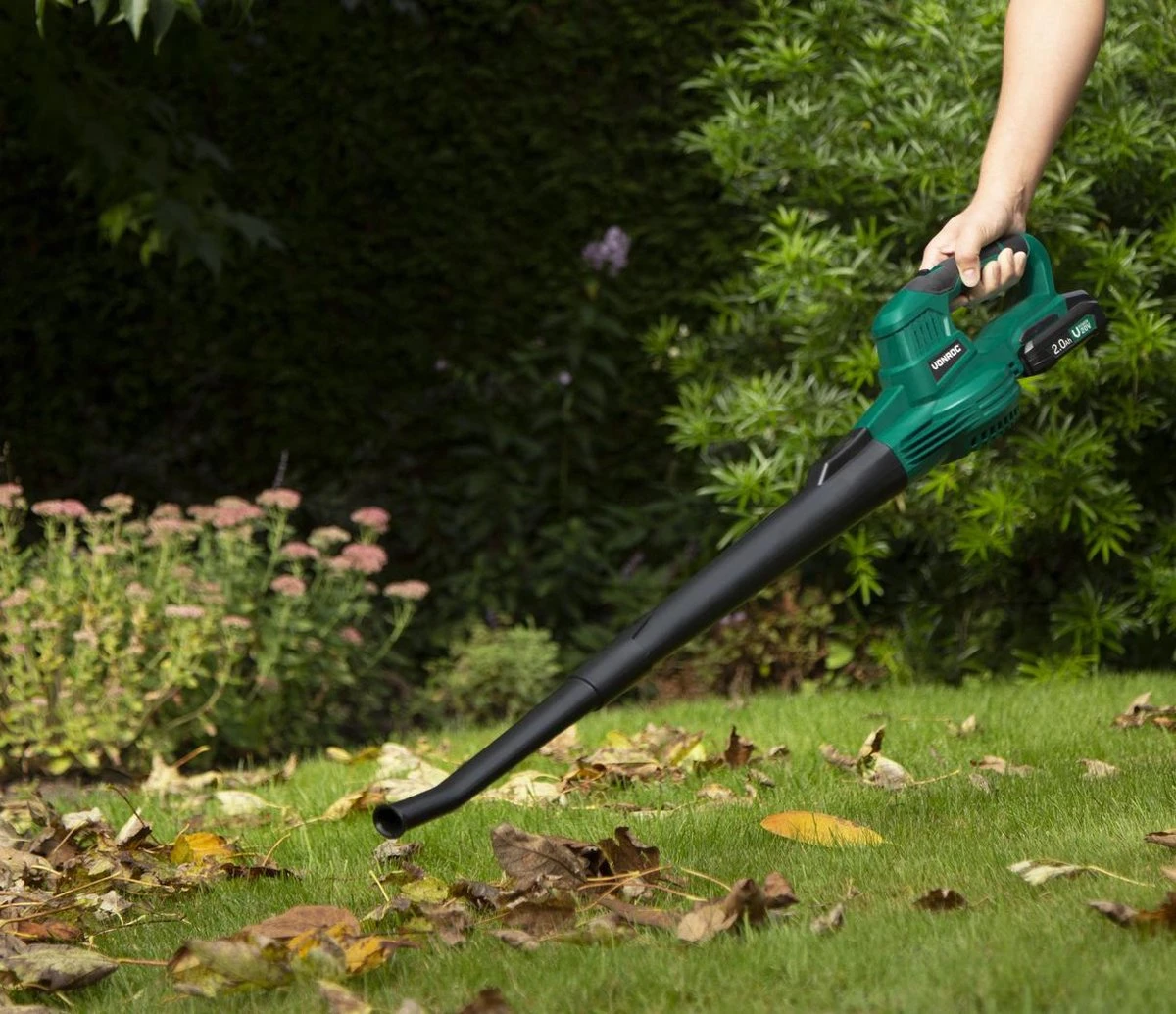 VONROC Accu Bladblazer – VPower 20V – 2 Standen – Max. Blaassnelheid 190km/u – Incl. Accu En Oplader - Afbeelding 5