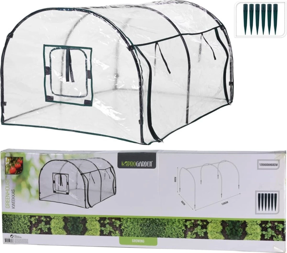 Pro Garden ProGarden Kweekkas - 120 X 80 X 60 Cm - Afbeelding 4