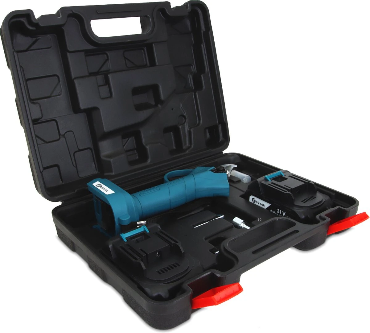 NovarGarden® Elektrische Snoeischaar NG1 - 2x Accu - Elektrisch - Takkenschaar - Op Batterij - 28mm - Afbeelding 4