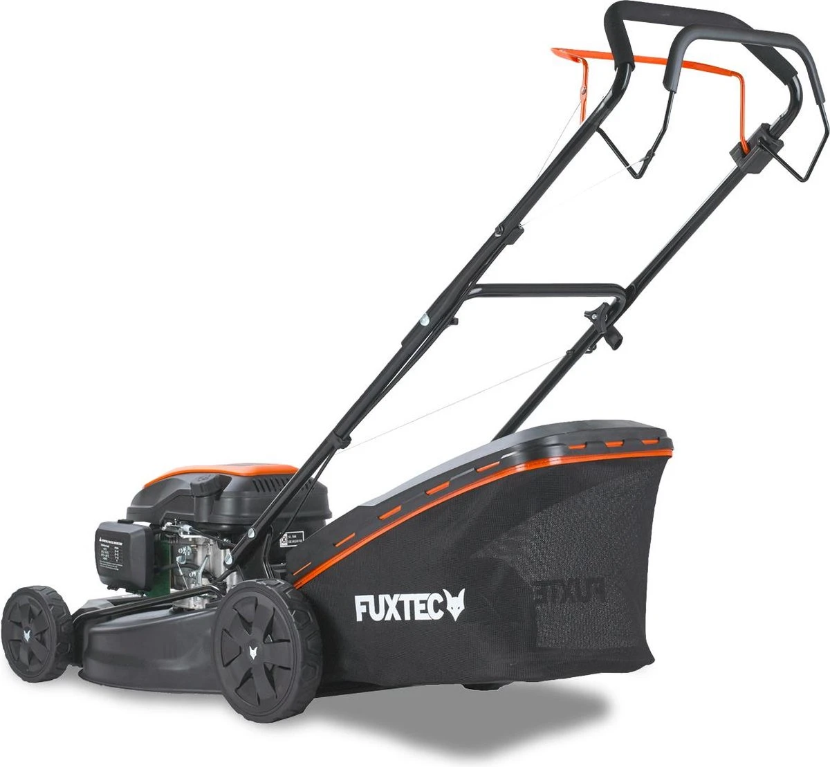 FUXTEC Grasmaaier Benzine - 51cm - 4-takt - 170cc - Zelfrijdend / Zelftrekkend /achterwielaandrijving - Mulchfunctie - Opvangbak 60L - FX-RM5170 - Afbeelding 7