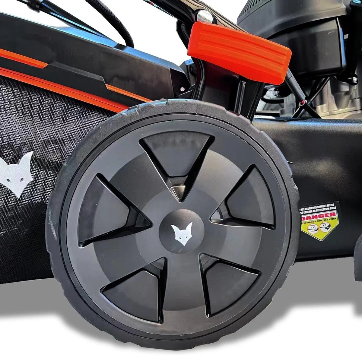 FUXTEC Grasmaaier Benzine - 51cm - 4-takt - 170cc - Zelfrijdend / Zelftrekkend /achterwielaandrijving - Mulchfunctie - Opvangbak 60L - FX-RM5170 - Afbeelding 4