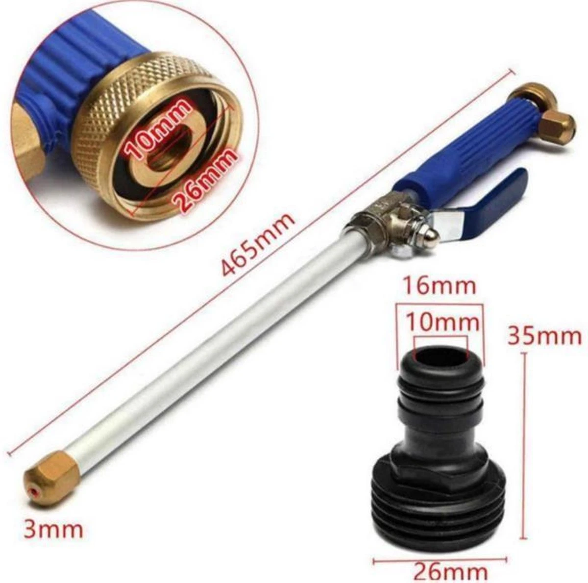 ATV PERFECTUM - Hogedrukreiniger Opzetstuk Tuinslang - Tuinslang - Hogedrukspuit - Afbeelding 4