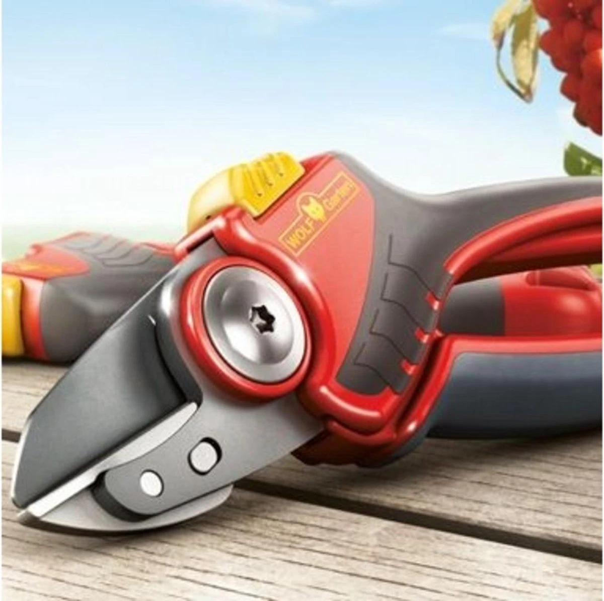 WOLF-Garten Snoeischaar "Premium Plus" RS 4000 - Aambeeld - Max. Knipdiameter 25 Mm - Links- En Rechtshandige - Softinleg Handgreep - Snijhoek 30° - Voor Grote Handen - Vervangbare Messen En Aambeeld - Afbeelding 4