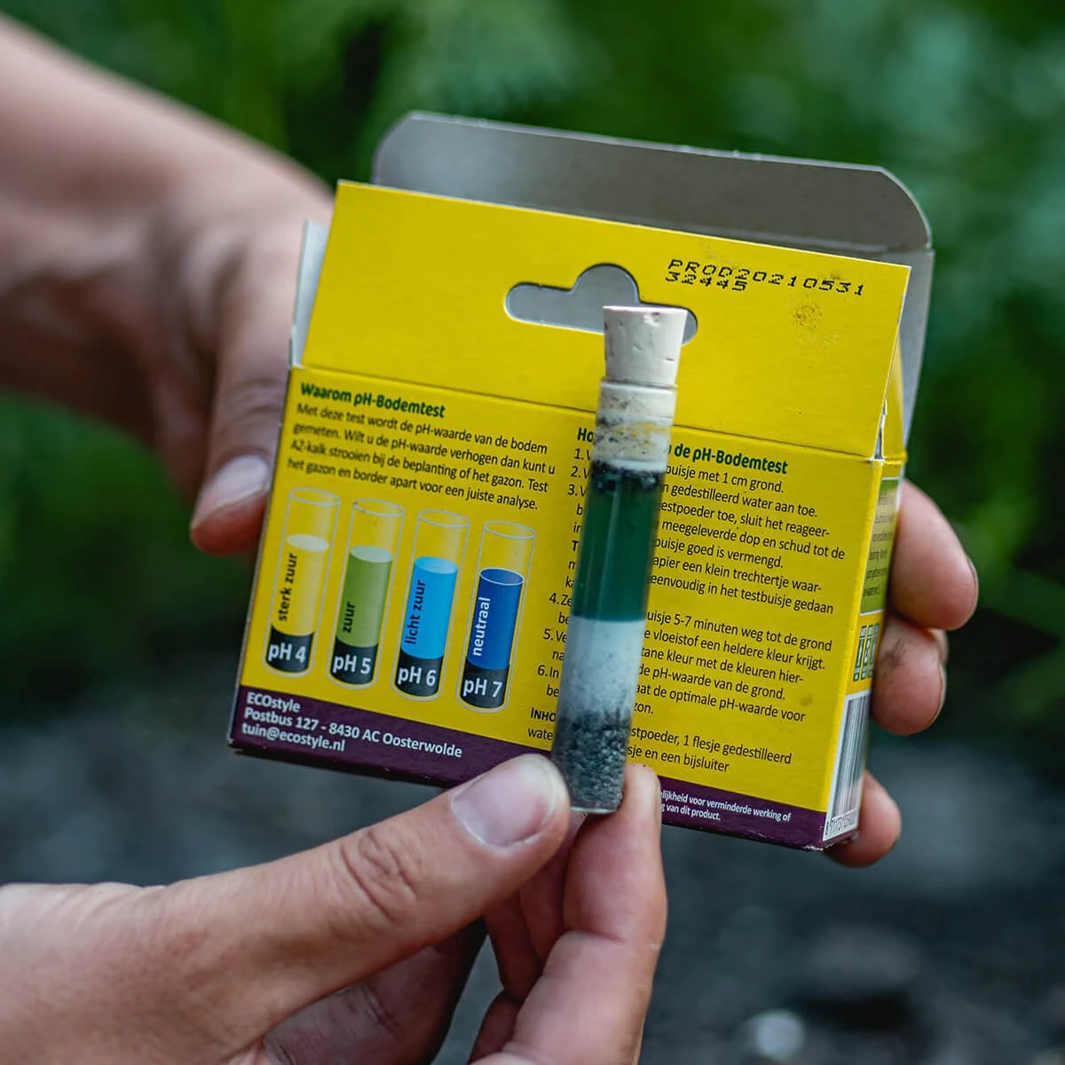ECOstyle PH Bodemtest - Zuurtegraad Meter Voor Grond - Bepaal Kalk Behoefte Voor Tuin En Gazon - 8 Testen - Afbeelding 9