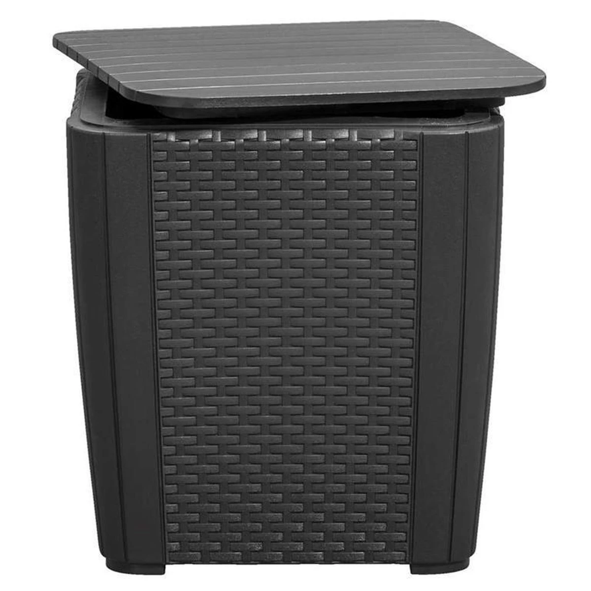 ALLIBERT Keter Luzon Opbergtafel - 39x39x43cm - Donkergrijs - Afbeelding 5