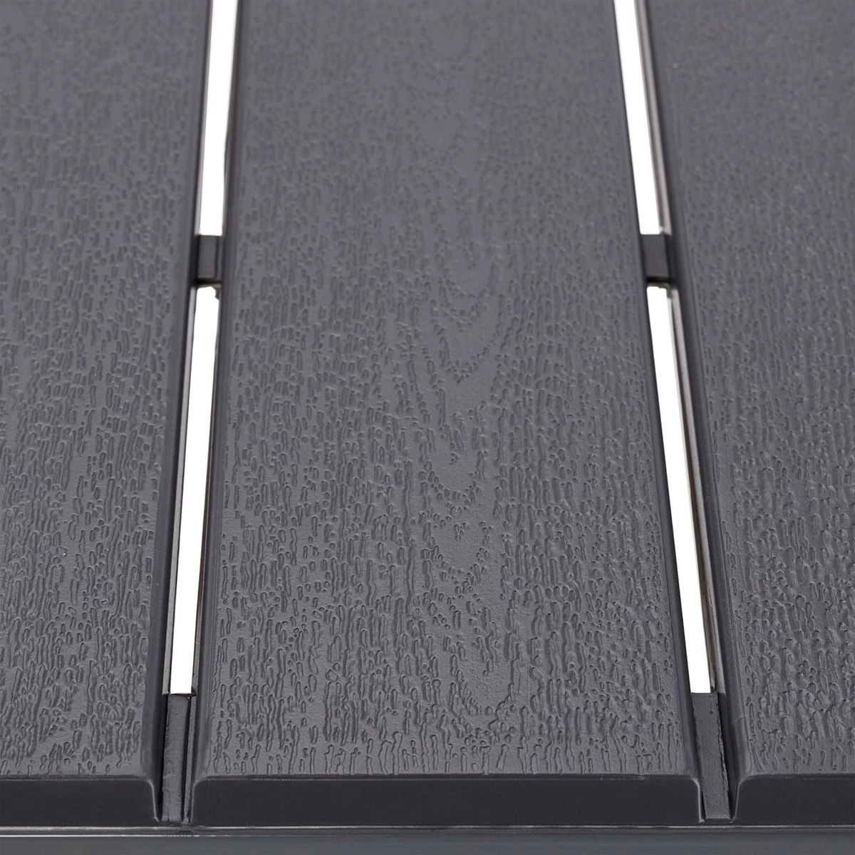 Relaxdays Tuintafel Vierkant - Grijze Buitentafel - Eettafel Tuin - Moderne Balkontafel - Afbeelding 5