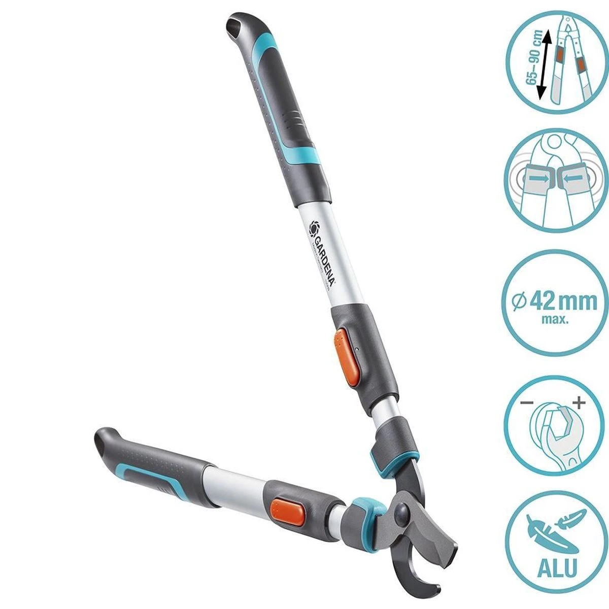 Gardena TeleCut Takkenschaar 650-900 B - Uitschuifbare Armen - Tot Max 90 Cm - Afbeelding 2