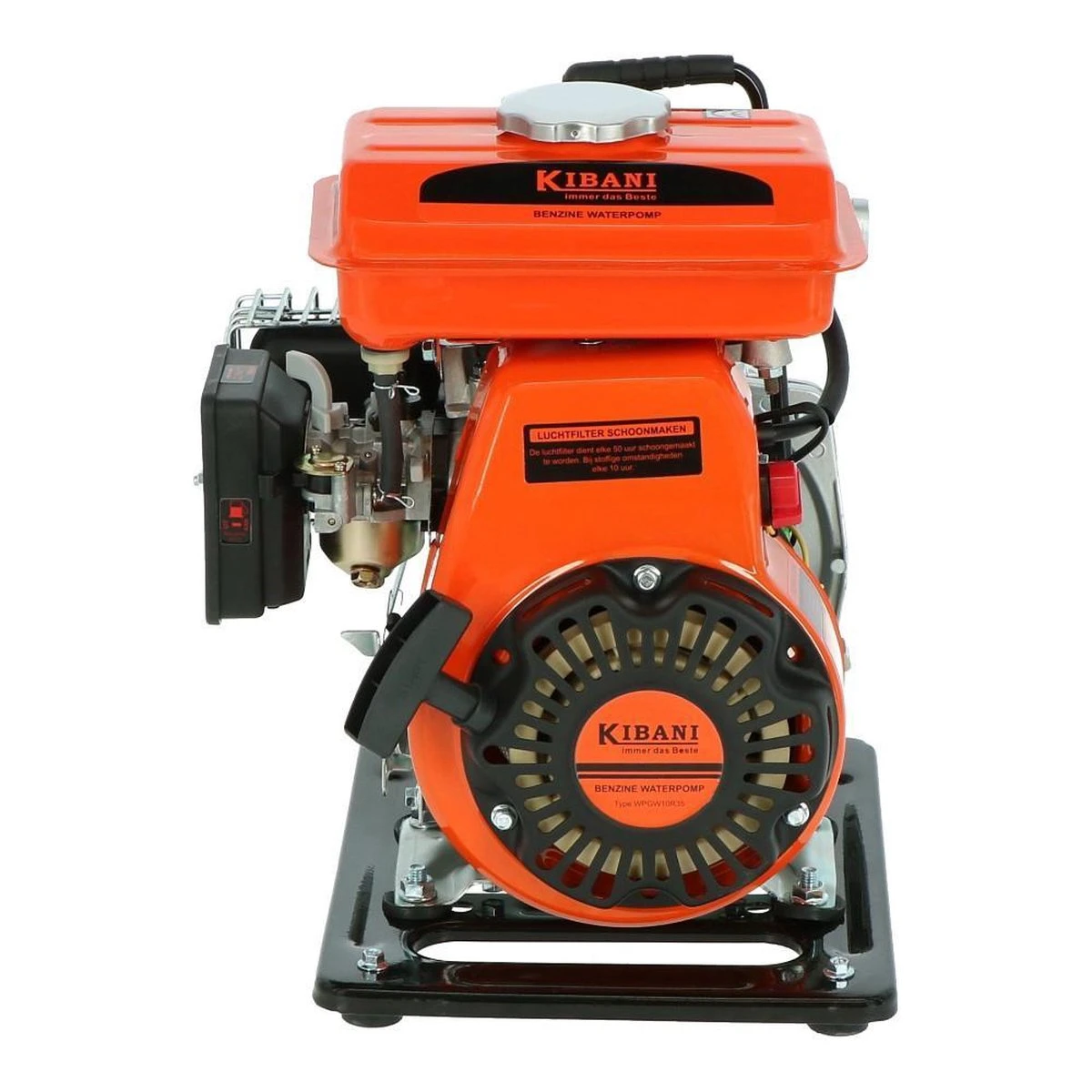 Kibani Waterpomp 8.000 Liter P/uur - 98 Cc / 1.5 PK 4-takt Benzine Motor - 4000 Toeren/Minuut - Doorstroming 8 M³ P/uur - Tuinpomp - Afbeelding 3