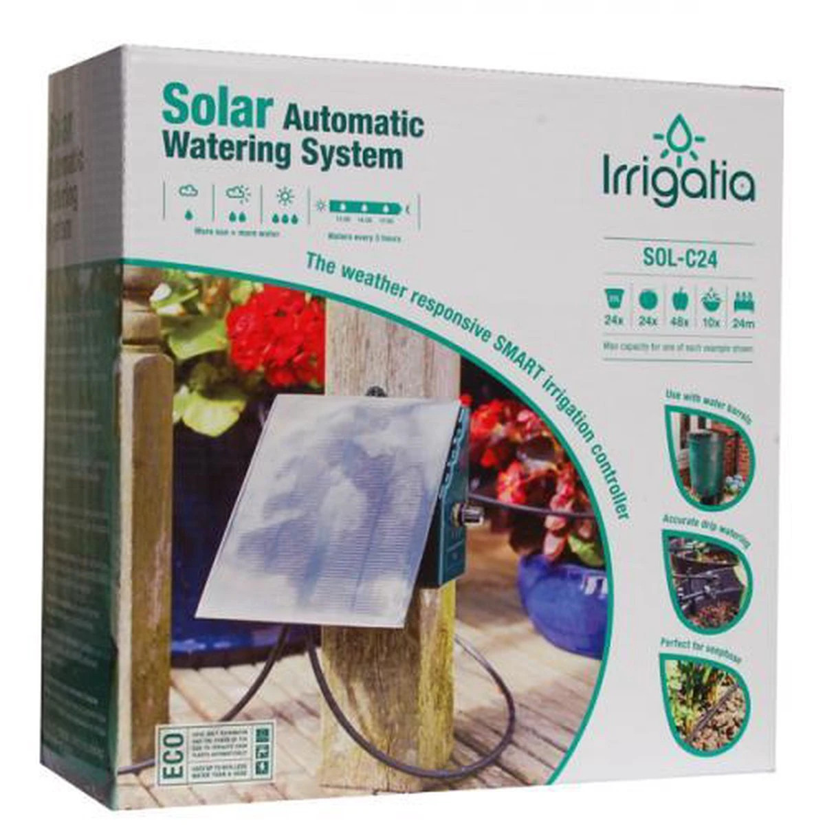 Irrigatia SOL-C24 Irrigatie Systeem Op Zonne-energie - Da's Slim Water Geven ! - Afbeelding 5