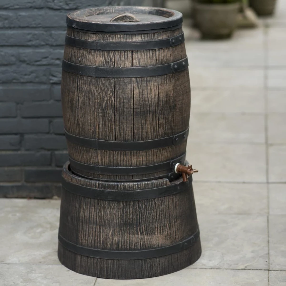 Nature - Regenton - Whiskyvat - 120L - H66 X Ø50,5cm - Afbeelding 5