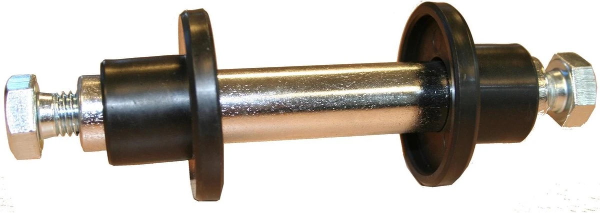 Benson As Voor Kruiwagenwiel 128 Mm X Ø 20 Mm - Inclusief Stofkappen