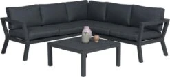 Garden Impressions Colorado Loungeset - Aluminium - Zwart