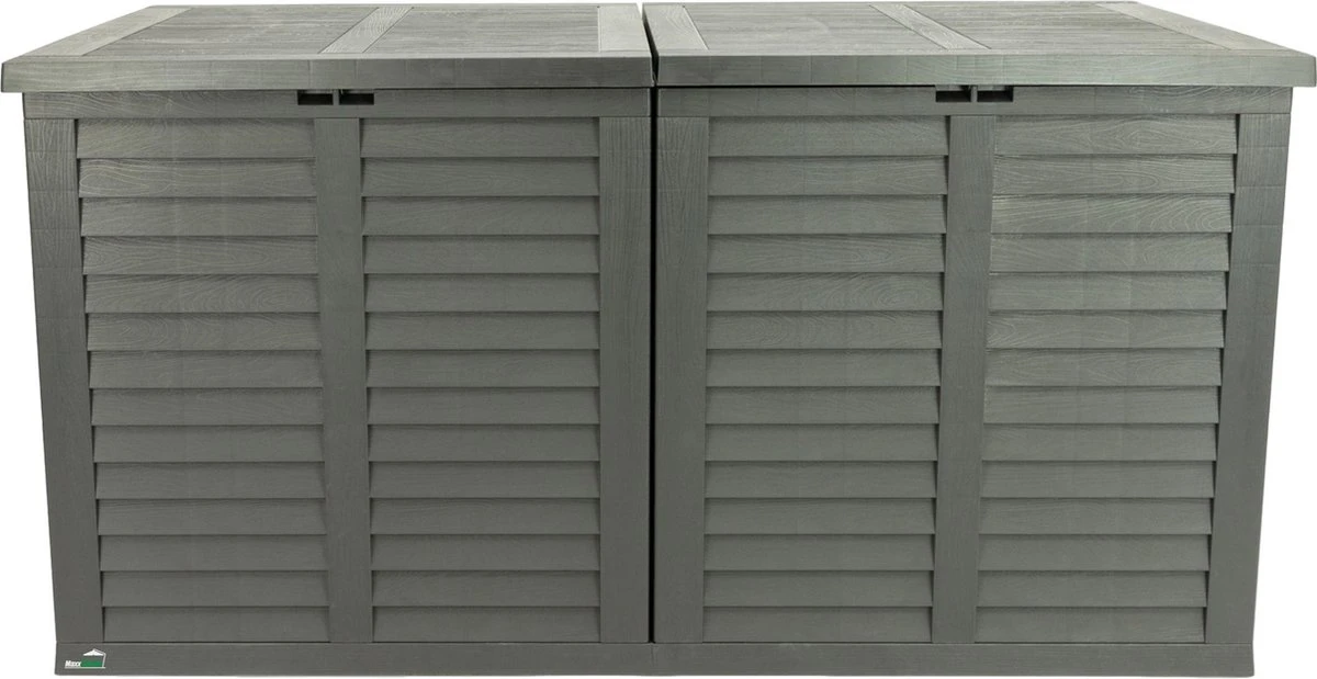 MaxxGarden Kussenbox - Tuin Opbergkist - Opbergbox - 750 L - 155x66x80 Cm - Grijs - Afbeelding 5