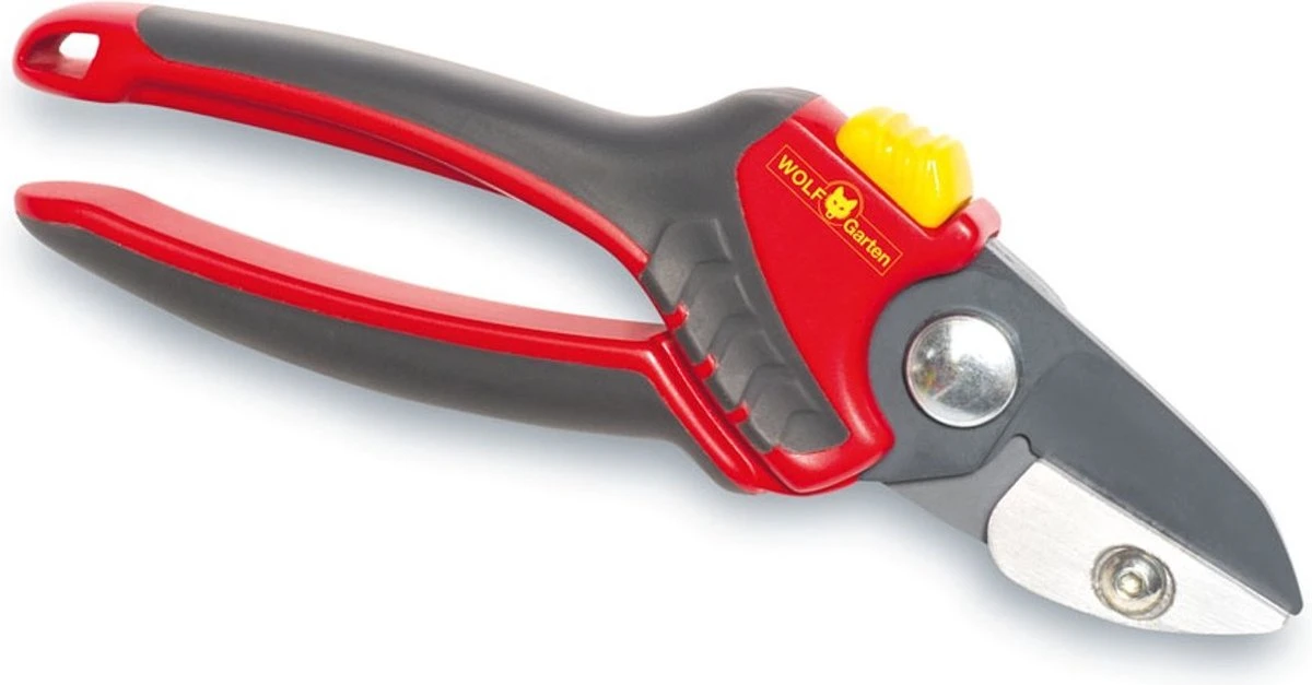 WOLF-Garten Snoeischaar "Premium Plus" RS 4000 - Aambeeld - Max. Knipdiameter 25 Mm - Links- En Rechtshandige - Softinleg Handgreep - Snijhoek 30° - Voor Grote Handen - Vervangbare Messen En Aambeeld - Afbeelding 3