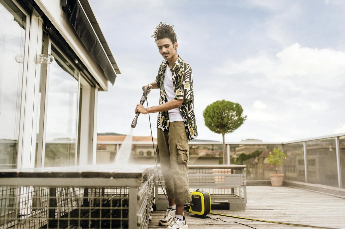 Kärcher K Mini Hogedrukreiniger - 1400W - 110 Bar - 20 M²/h - Licht En Compact - Afbeelding 11