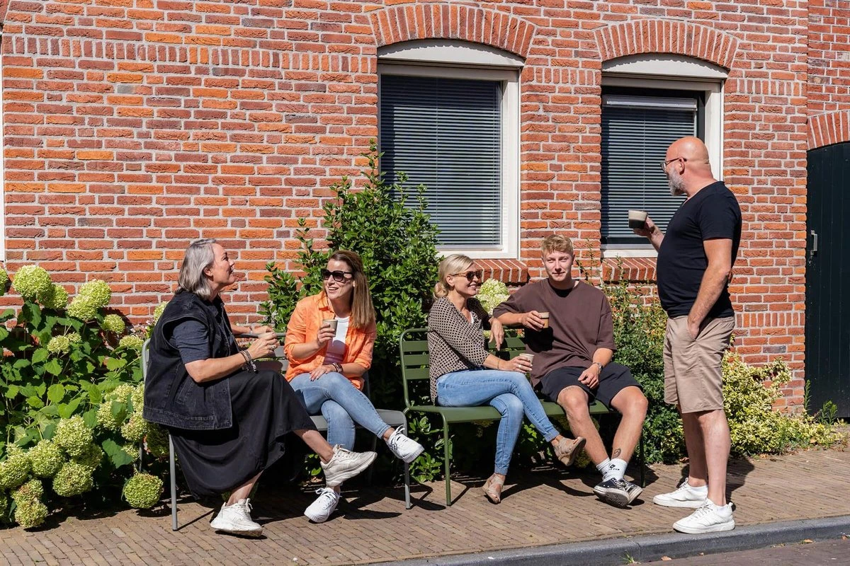 MaximaVida Metalen Tuinbank Max 120 Cm Olijfgroen - Afbeelding 8