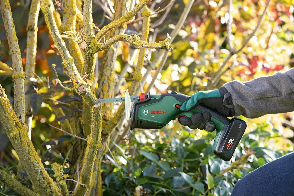 Bosch KEO 18 Accu Tuinzaagmachine - Snijdiameter Van 80 Mm - Met 18 V Accu En Lader - Afbeelding 13