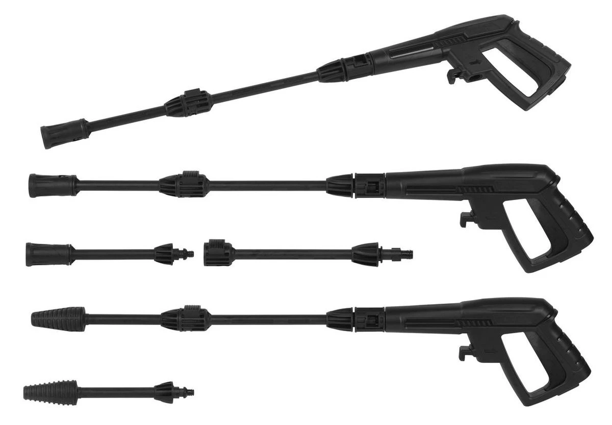 Powerplus POWXG90405 Hogedrukreiniger - 1400W - Max. 110 Bar - 390 L/h - Incl. 5m Slang En Accessoires - Excl. Terrasreiniger - Reiniger Voor Auto, Fiets En Meubelen - Afbeelding 8