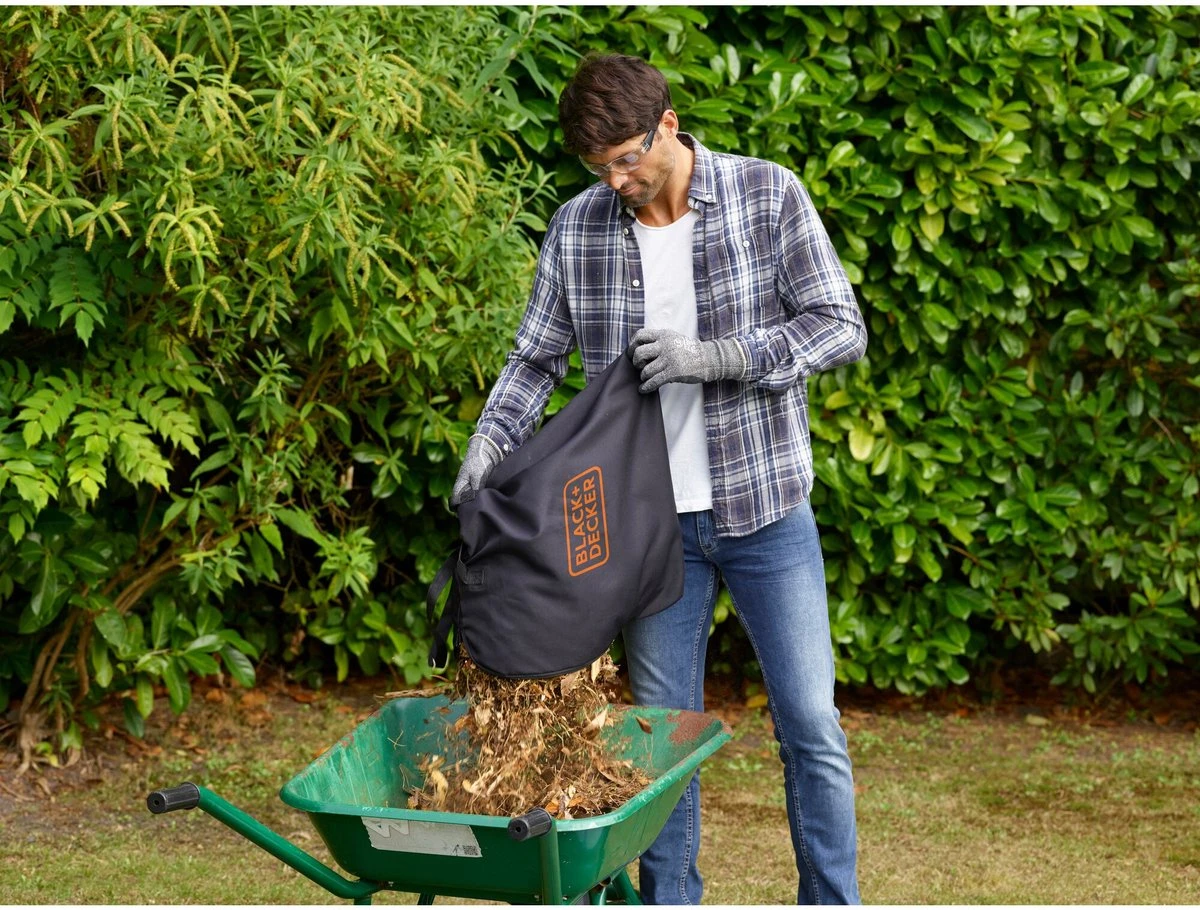 Black & Decker BLACK+DECKER BEBLV300SB-QS Bladblazer - 404 Km/u - 3000W - Zuig-/blaasfunctie - Gesnoerd - Afbeelding 10