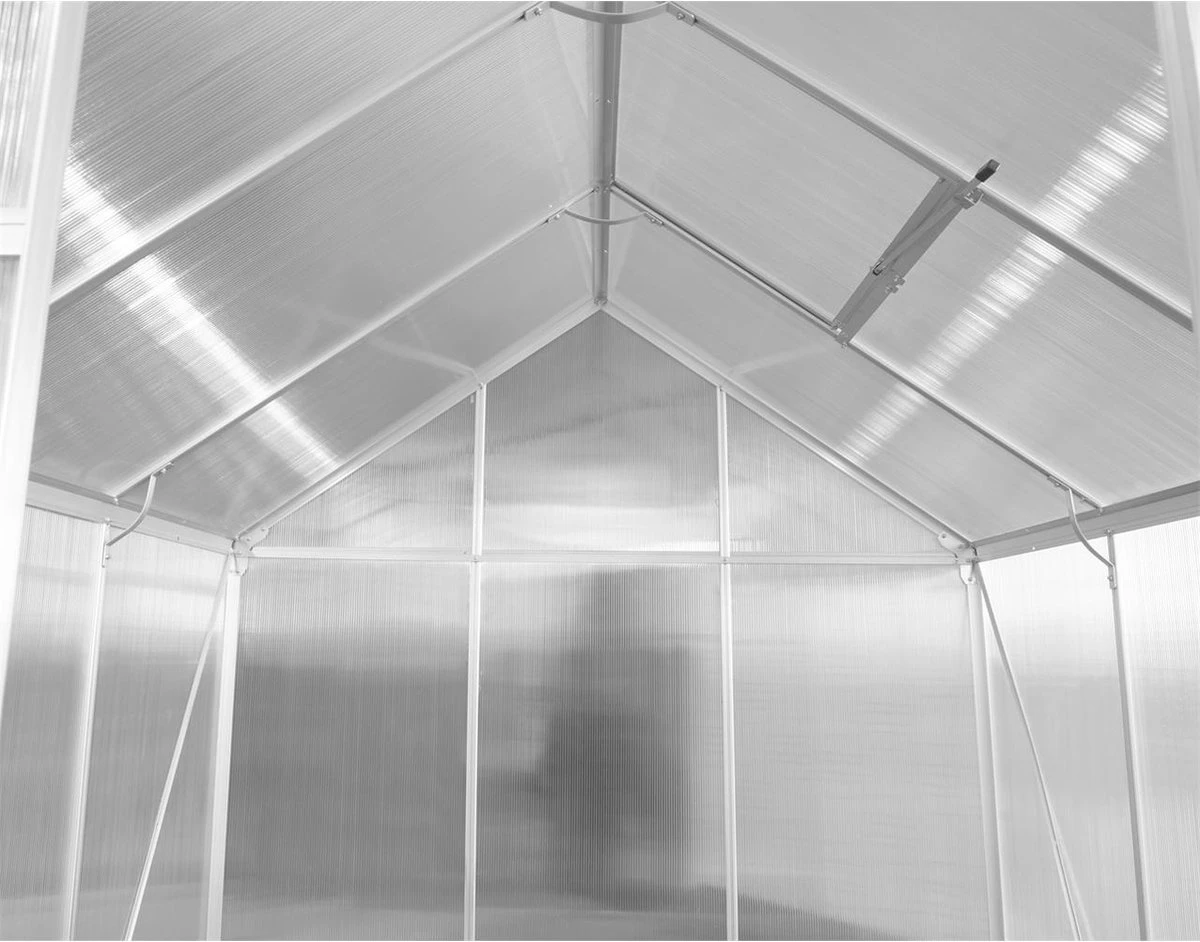 FUXTEC Tuinkas 5,9m² - Broeikas - Kweekkas - Hobbykas - Aluminium/holle Kamerplaat - FX-GWH159 - Afbeelding 8