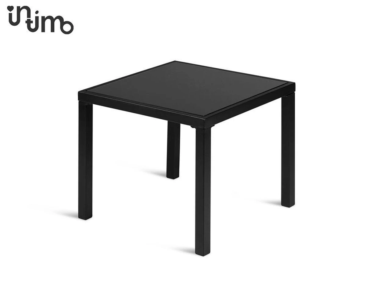 Intimo Ligbeddenset + Tafel - Zwart - 163x60x65/45x45x40 - Afbeelding 3