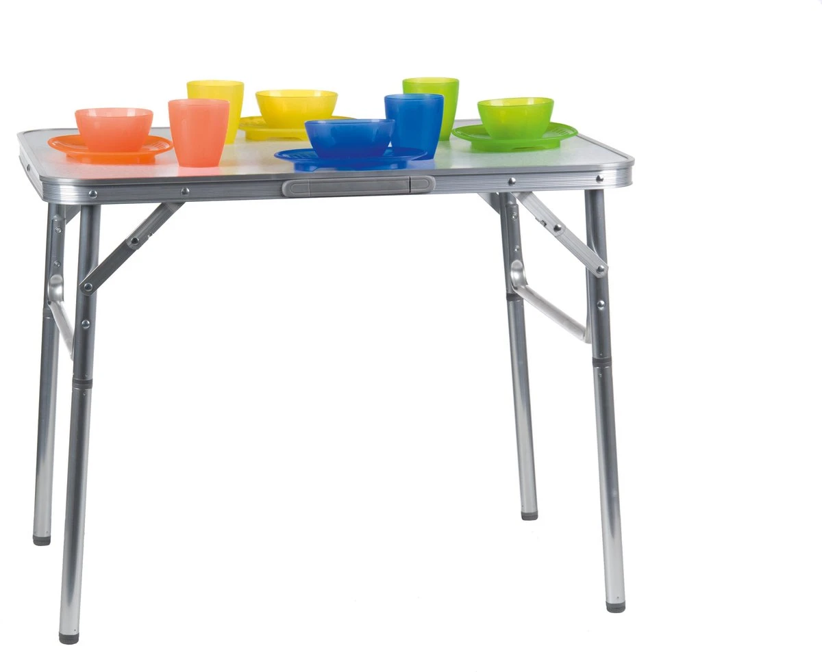 Camp Active Campingtafel - Opvouwbaar - 2 Hoogtes - 75 X 55 X 25-59 Cm - Afbeelding 6