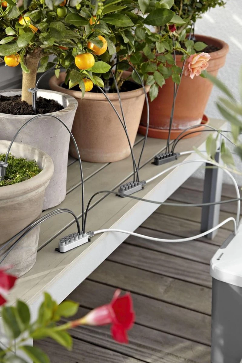 GARDENA Vakantiebewateringsset Duppelsysteem - Geschikt Voor 36 Potplanten - Incl. 9l Vat - Afbeelding 4