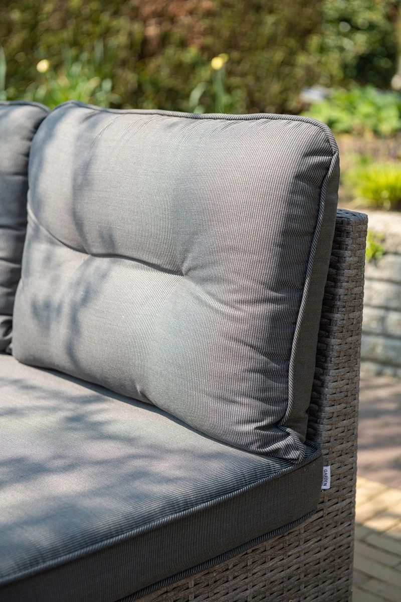 Garden Impressions Lapa Lounge Dining Set 5-delig - Wicker - Grijs - Afbeelding 10