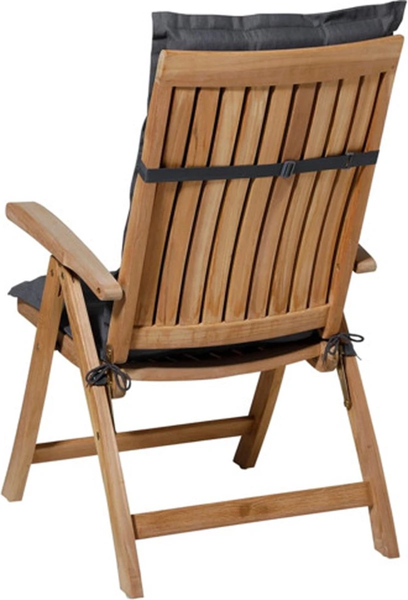 Madison - Tuinkussen - Hoge Rug - 123 X 50cm - Panama Grijs - Standenstoel - Afbeelding 4