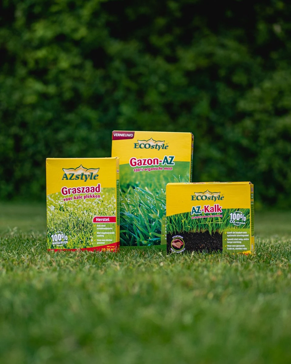 ECOstyle Gazon AZ Organische Gazonmest – Voor Diepgroen En Sterk Gazon – Geeft Tot 120 Dagen Voeding – Werkt Tegen Mos - 70 M² - 5 KG - Afbeelding 2