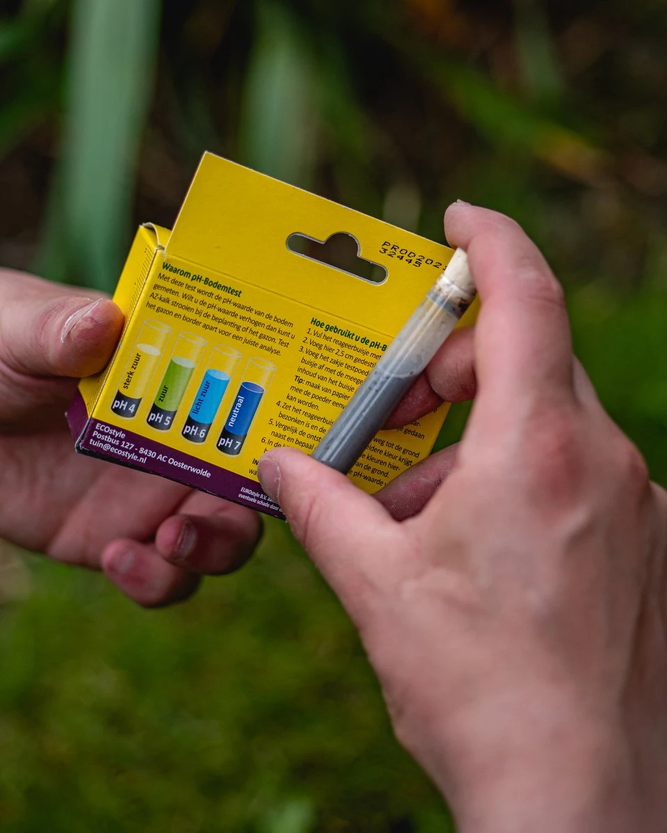 ECOstyle PH Bodemtest - Zuurtegraad Meter Voor Grond - Bepaal Kalk Behoefte Voor Tuin En Gazon - 8 Testen - Afbeelding 5