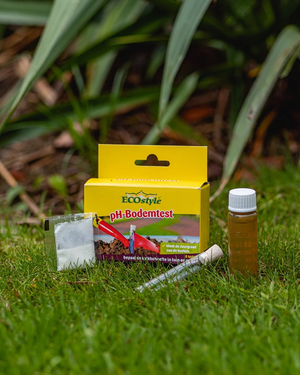 ECOstyle PH Bodemtest - Zuurtegraad Meter Voor Grond - Bepaal Kalk Behoefte Voor Tuin En Gazon - 8 Testen - Afbeelding 6
