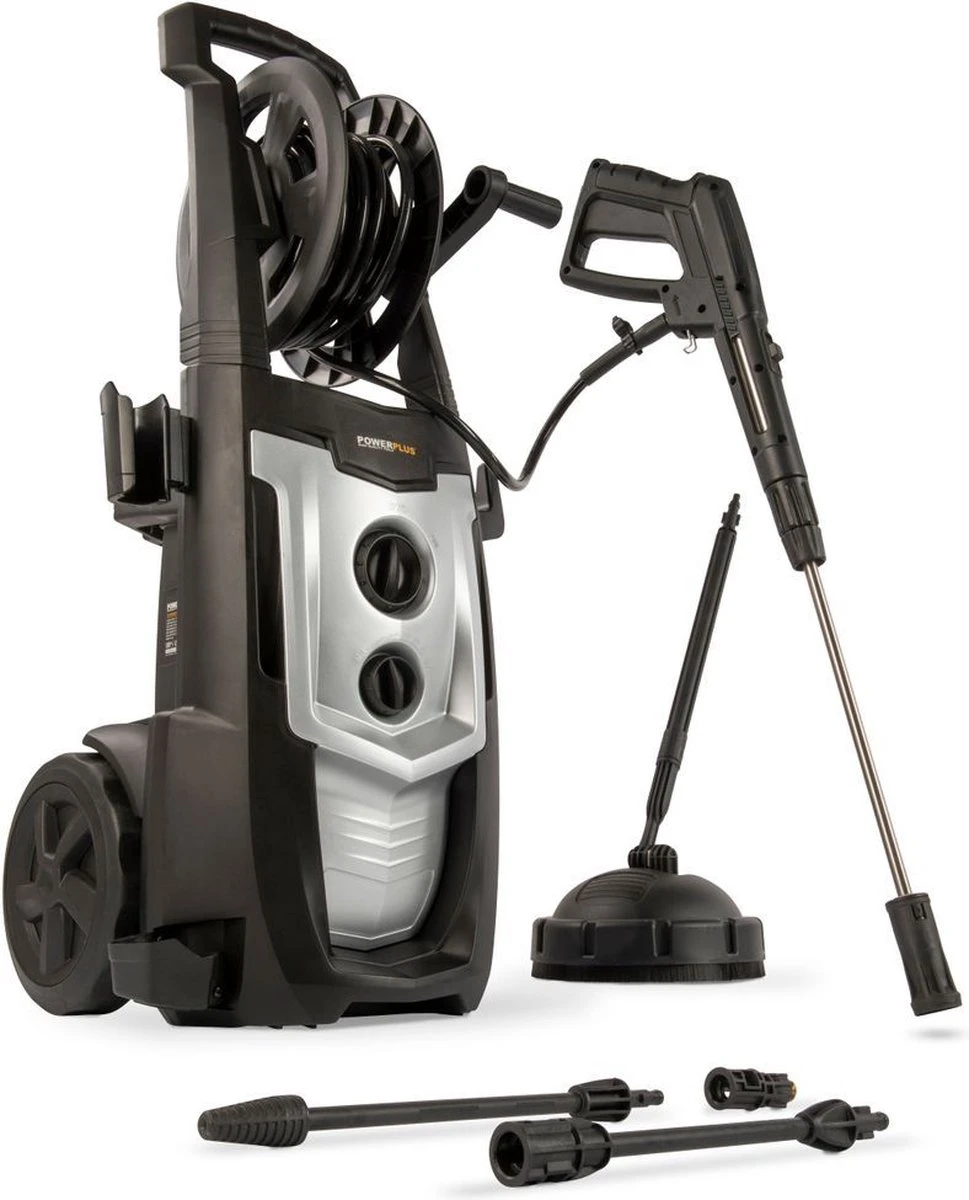 Powerplus POWXG90420 Hogedrukreiniger - 2200W - Max. 175 Bar - 450 L/h - Incl. 8m Slang, Terrasreiniger En Accessoires - Reiniger Voor Auto, Fiets En Meubelen - Afbeelding 3